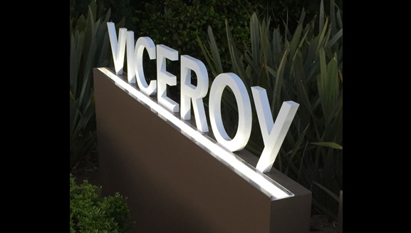 Viceroy primary signage